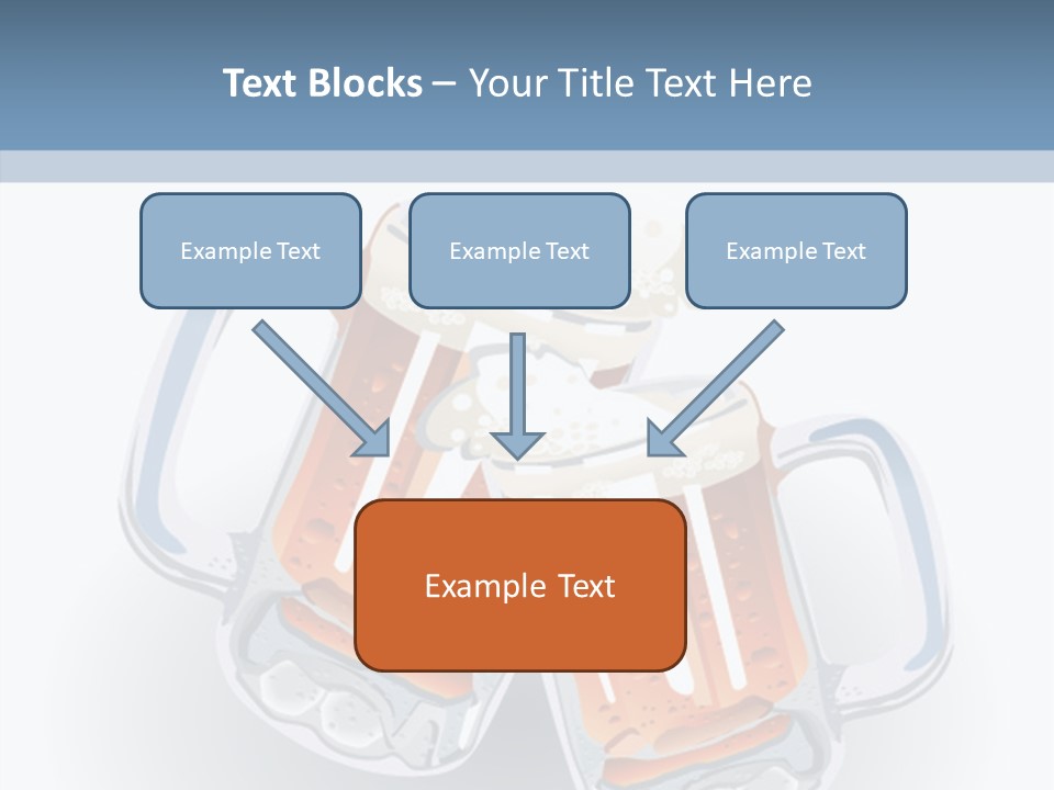 Refreshment Yellow Beer PowerPoint Template