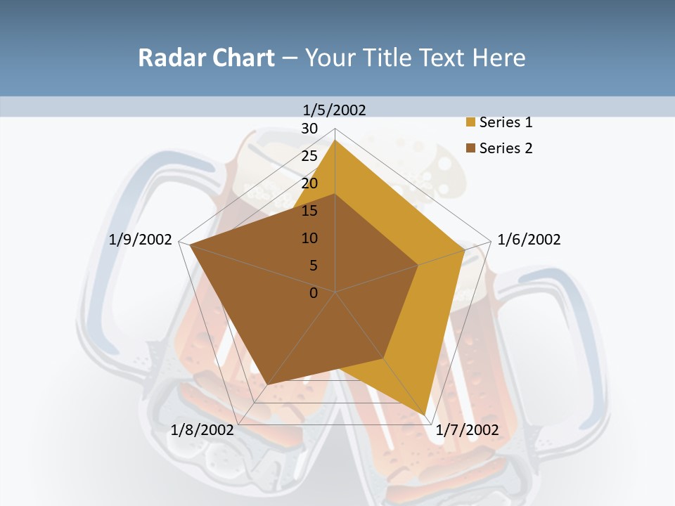 Refreshment Yellow Beer PowerPoint Template