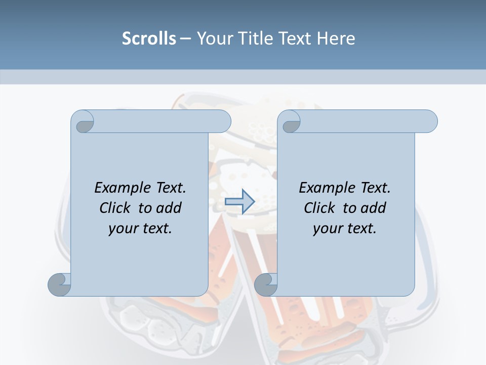 Refreshment Yellow Beer PowerPoint Template