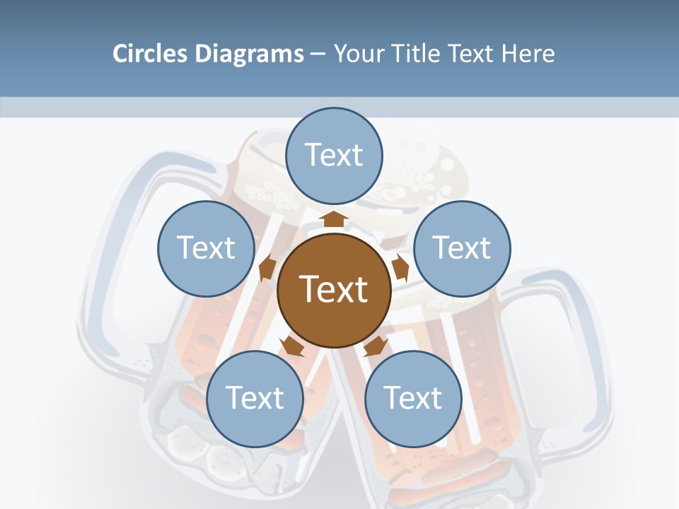 Refreshment Yellow Beer PowerPoint Template