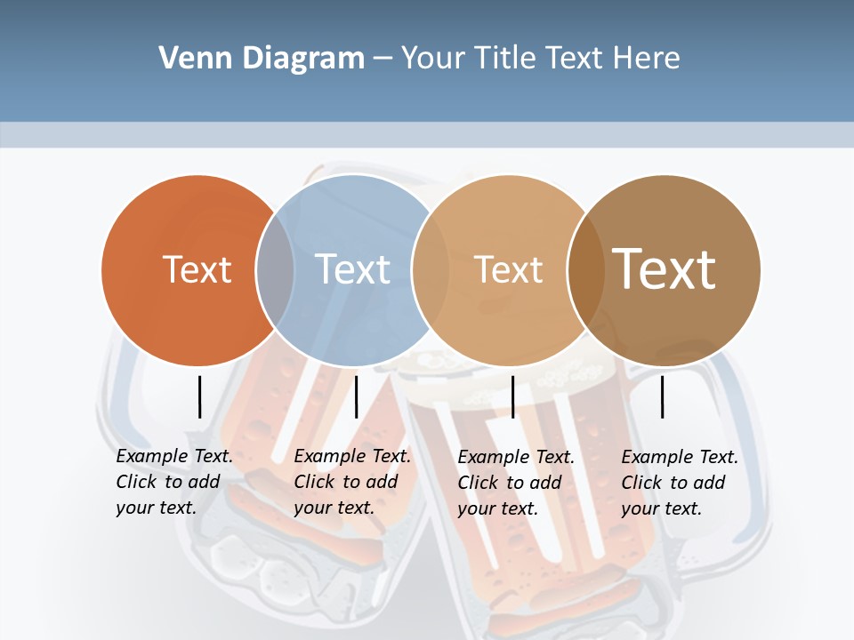 Refreshment Yellow Beer PowerPoint Template
