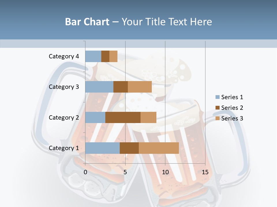 Refreshment Yellow Beer PowerPoint Template