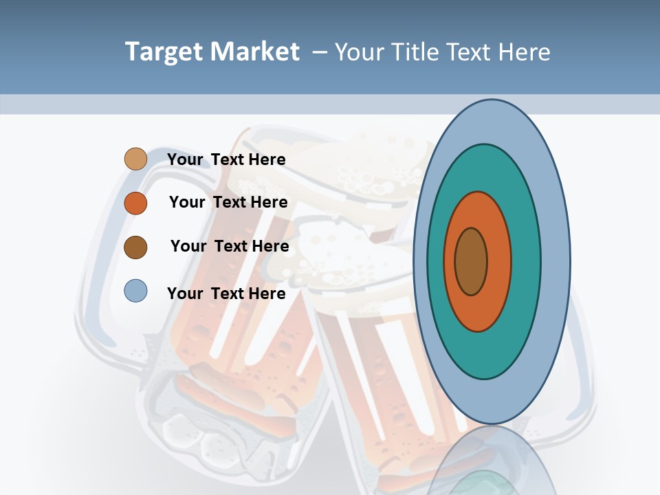 Refreshment Yellow Beer PowerPoint Template