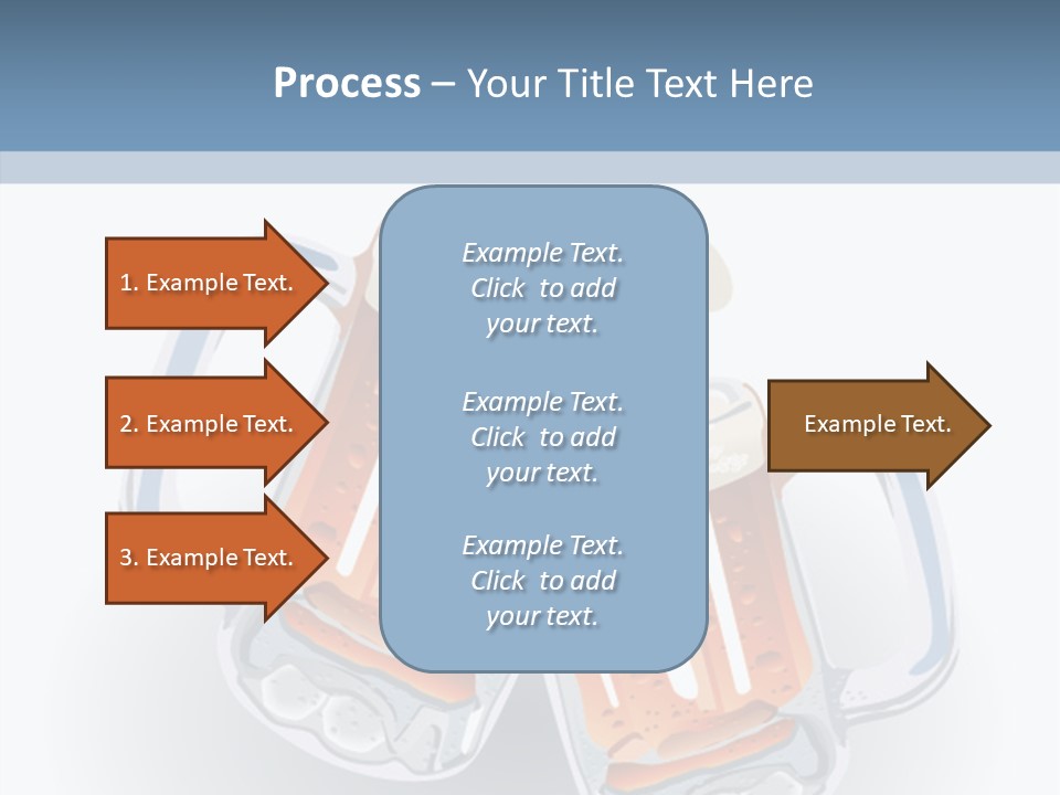 Refreshment Yellow Beer PowerPoint Template