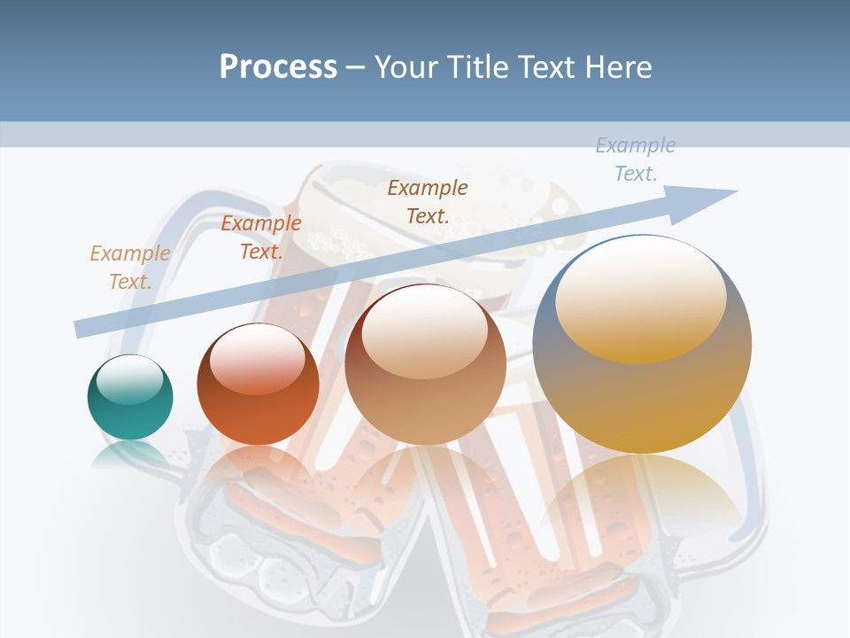 Refreshment Yellow Beer PowerPoint Template