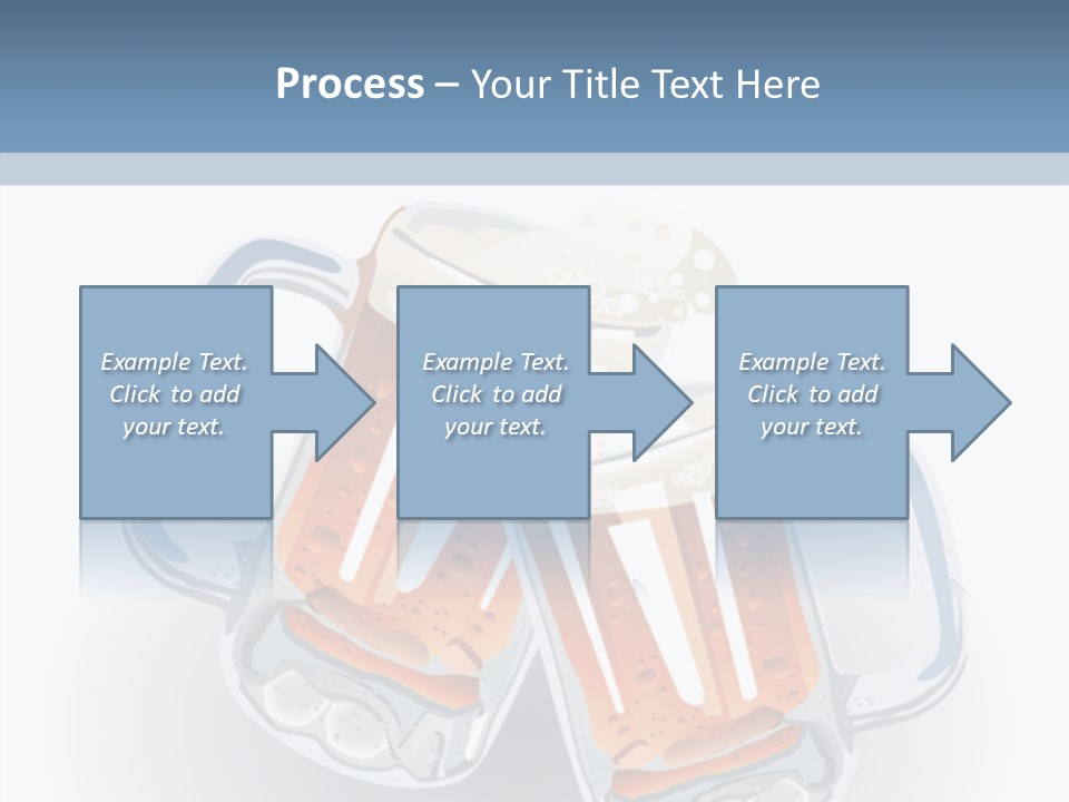 Refreshment Yellow Beer PowerPoint Template