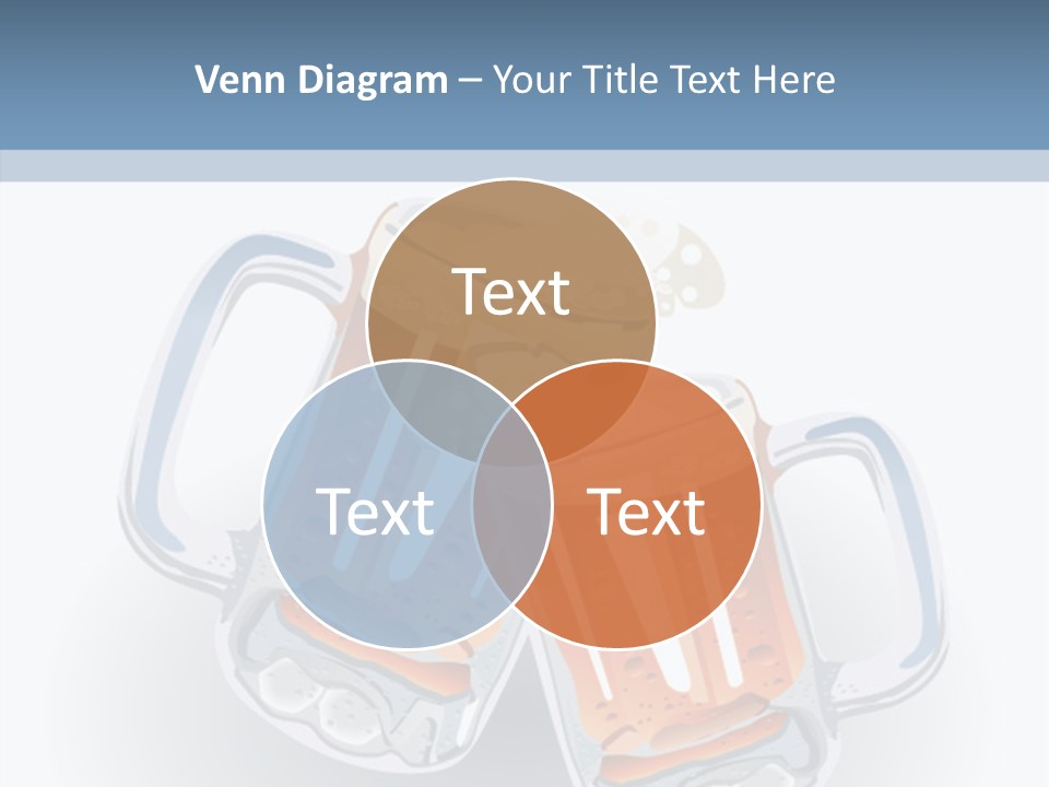 Refreshment Yellow Beer PowerPoint Template