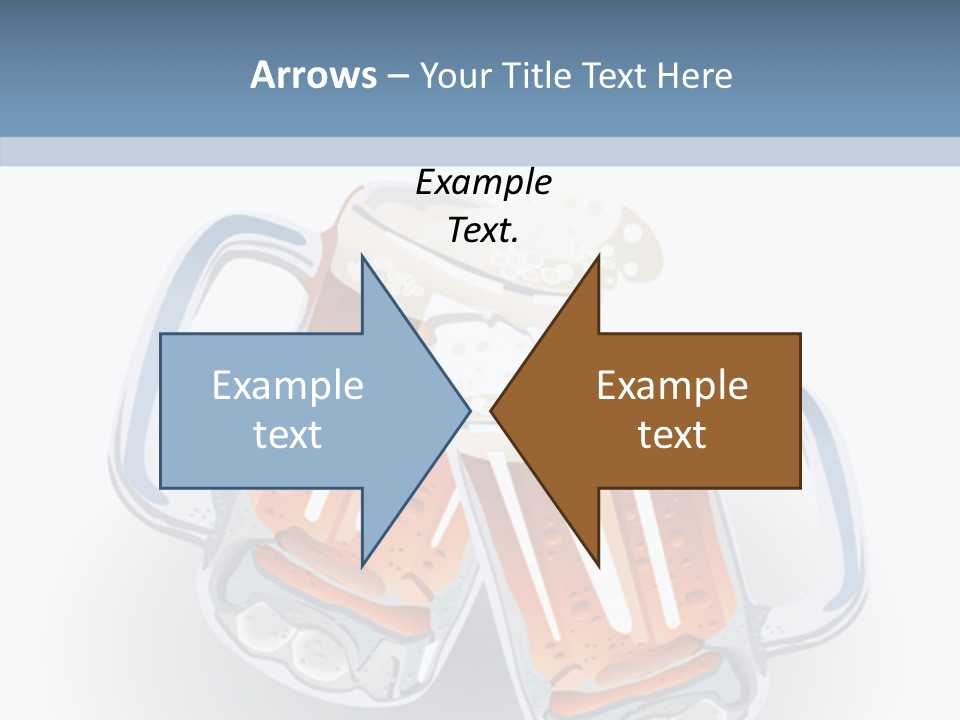 Refreshment Yellow Beer PowerPoint Template