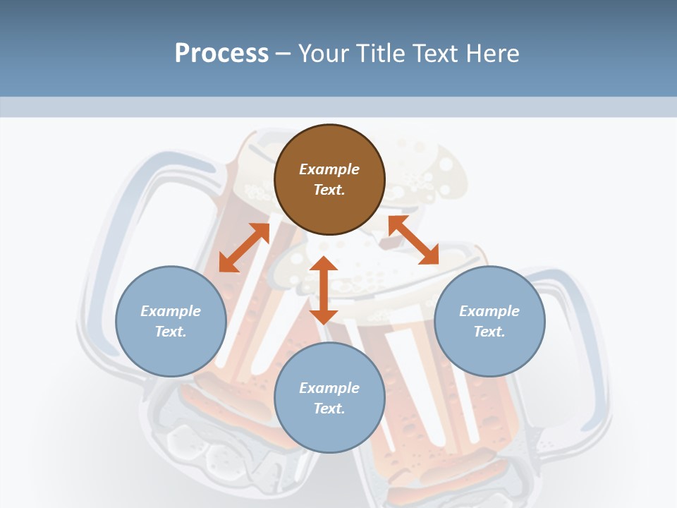 Refreshment Yellow Beer PowerPoint Template