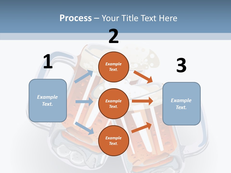 Refreshment Yellow Beer PowerPoint Template