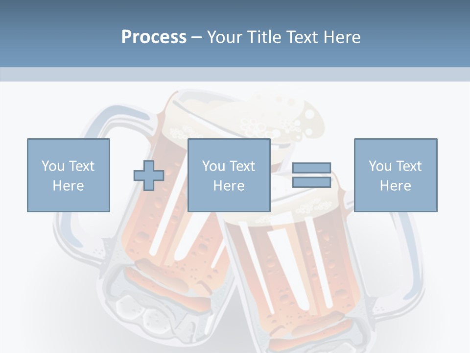 Refreshment Yellow Beer PowerPoint Template