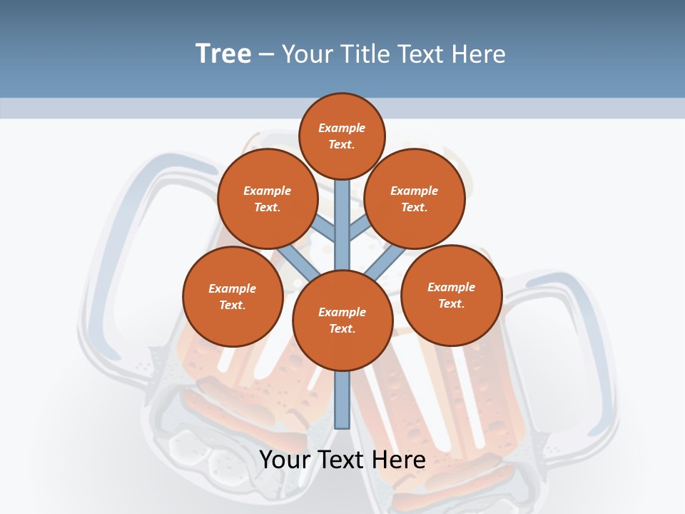 Refreshment Yellow Beer PowerPoint Template