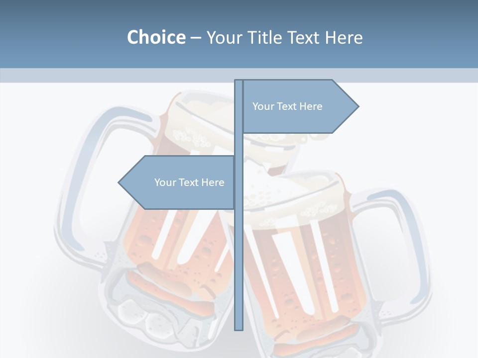 Refreshment Yellow Beer PowerPoint Template