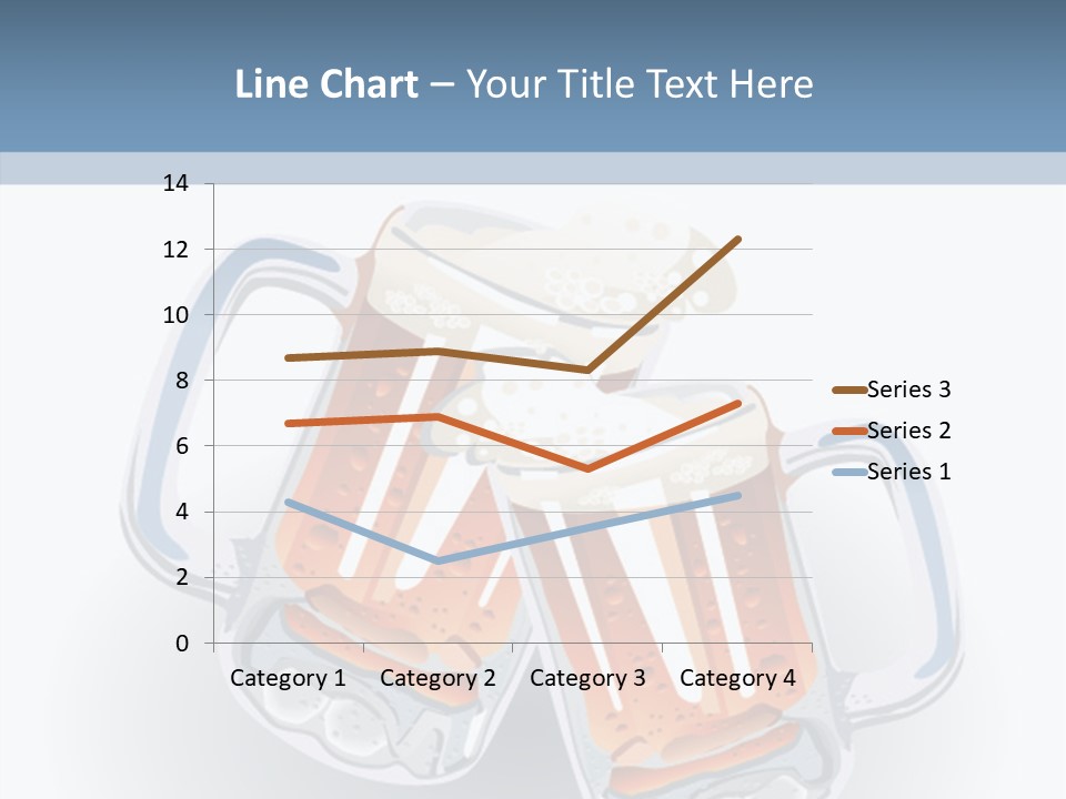 Refreshment Yellow Beer PowerPoint Template