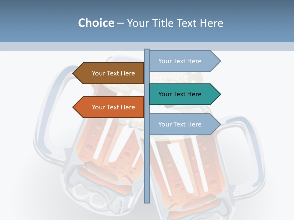 Refreshment Yellow Beer PowerPoint Template