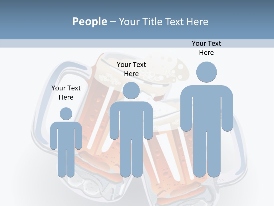 Refreshment Yellow Beer PowerPoint Template