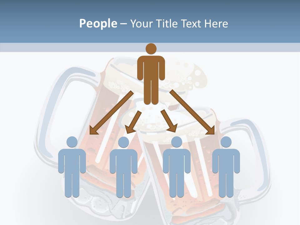 Refreshment Yellow Beer PowerPoint Template