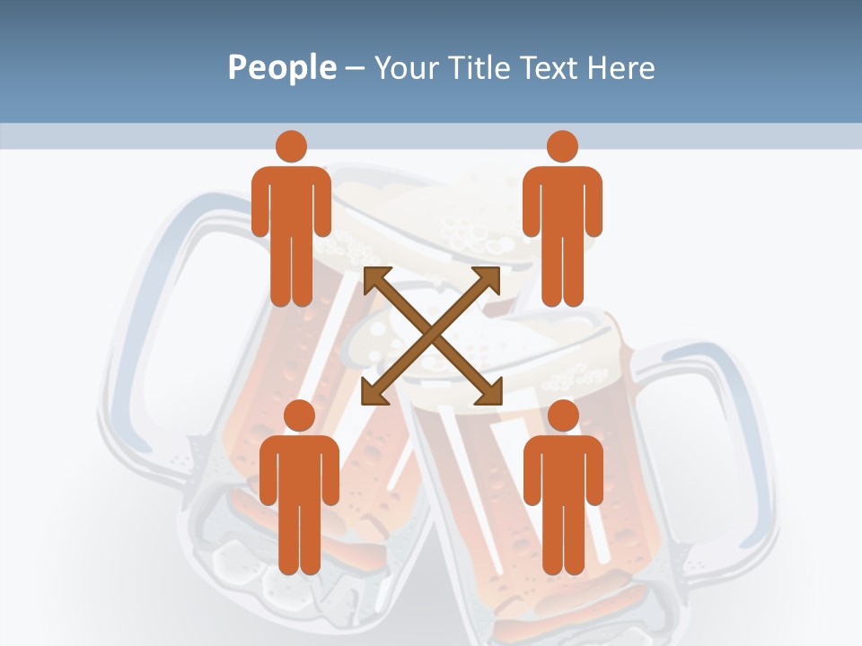 Refreshment Yellow Beer PowerPoint Template