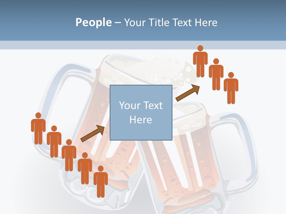 Refreshment Yellow Beer PowerPoint Template