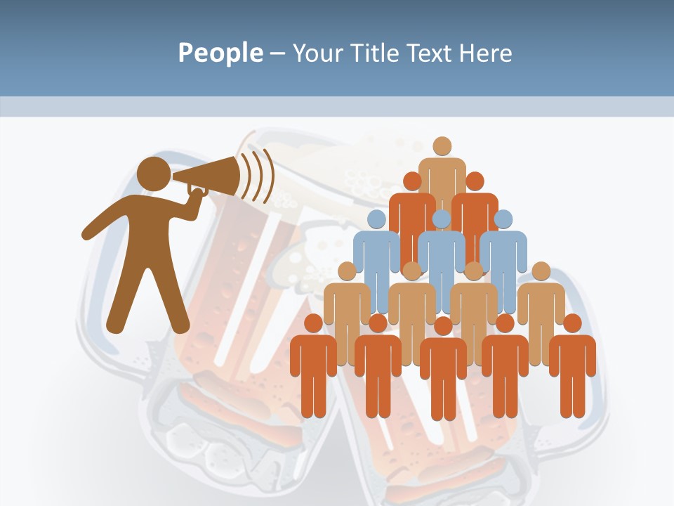 Refreshment Yellow Beer PowerPoint Template