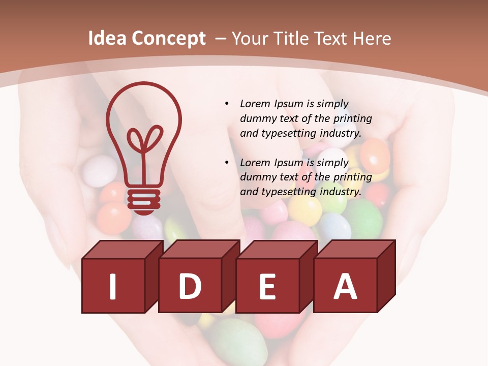 Kid Chocolate Halloween PowerPoint Template