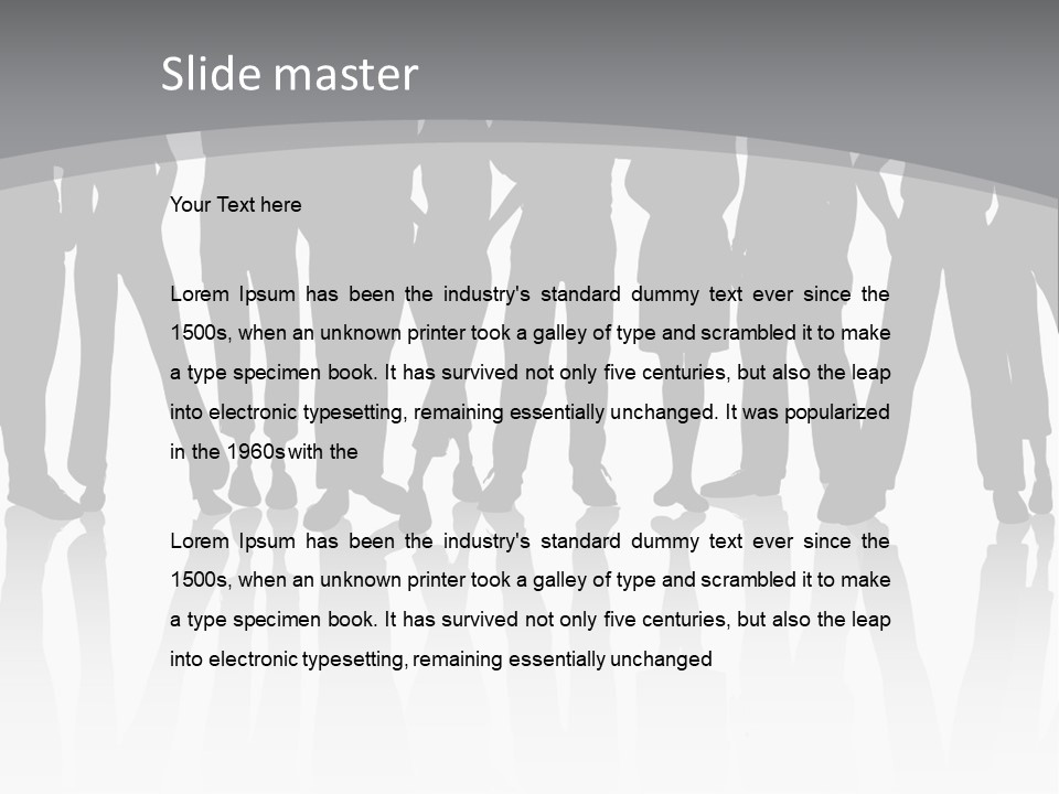 Business Teamwork Work PowerPoint Template