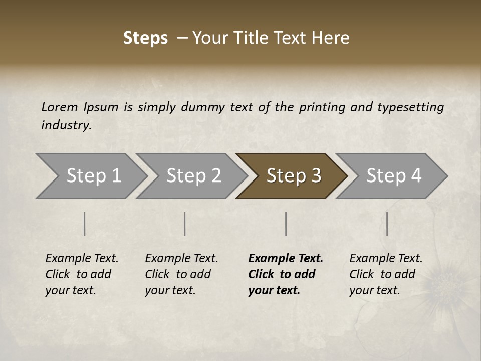Crease Age Antique PowerPoint Template