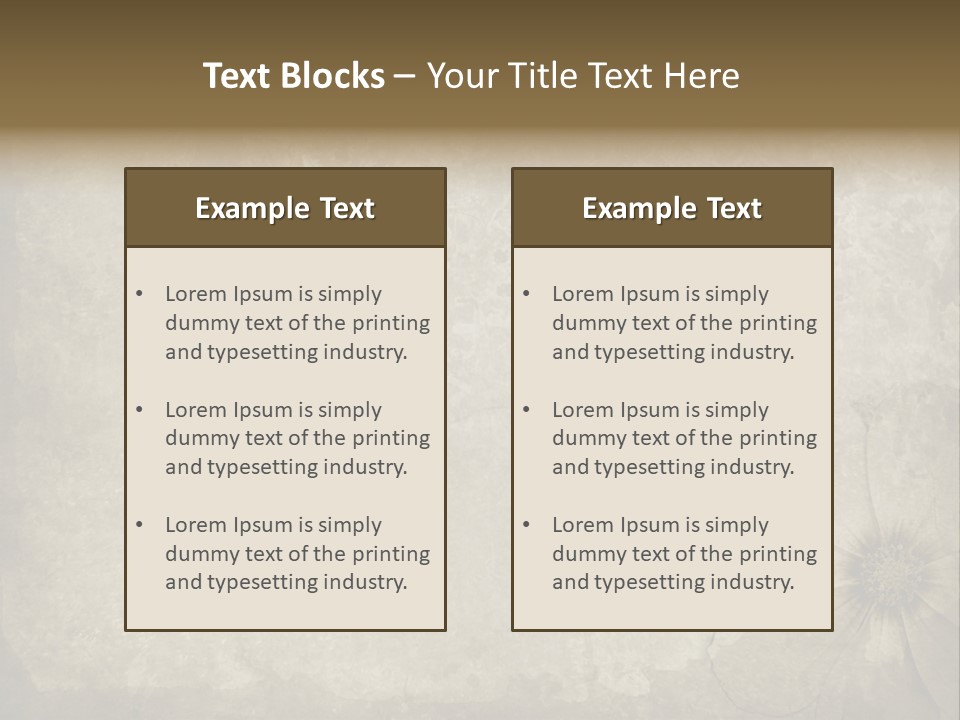 Crease Age Antique PowerPoint Template