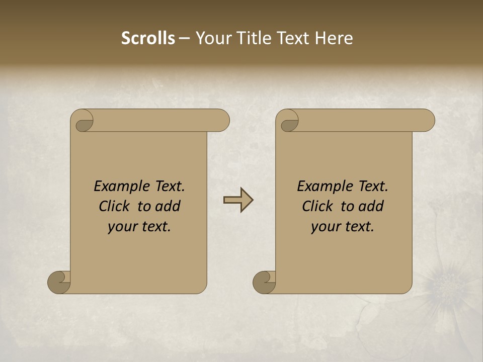 Crease Age Antique PowerPoint Template