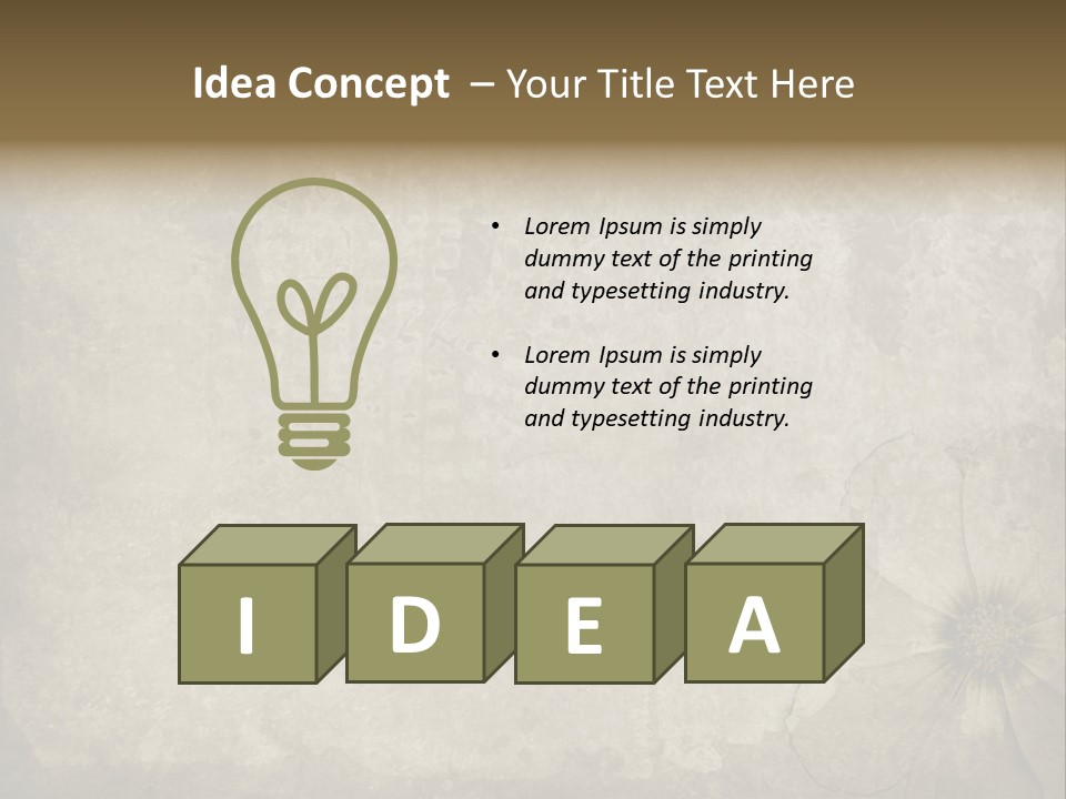 Crease Age Antique PowerPoint Template