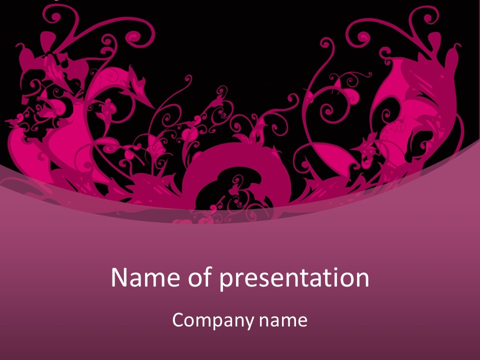 Concept Background Ornament PowerPoint Template