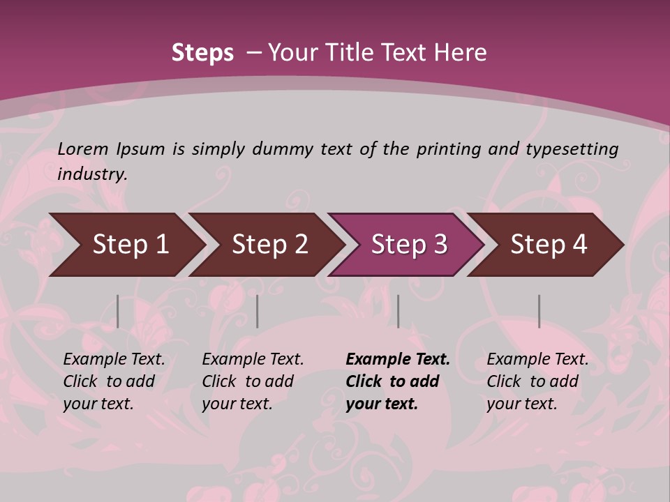Concept Background Ornament PowerPoint Template