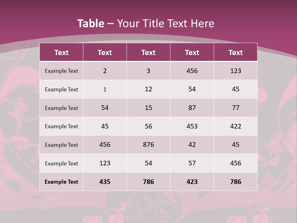 Concept Background Ornament PowerPoint Template