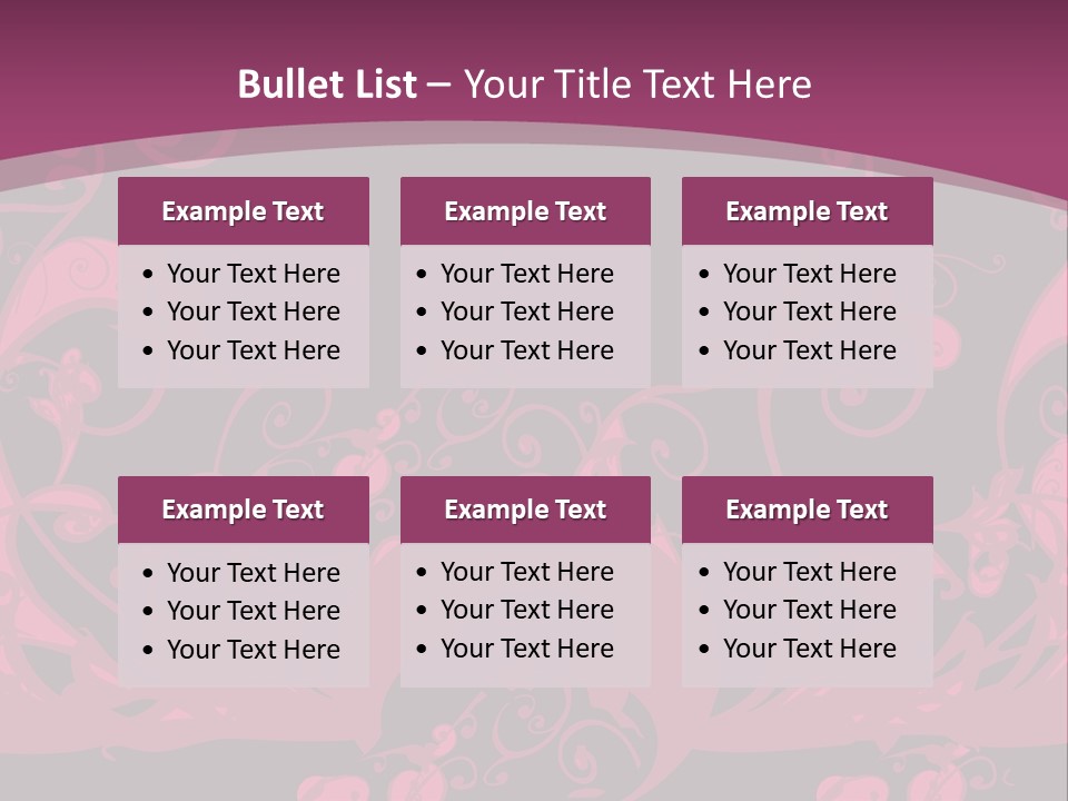 Concept Background Ornament PowerPoint Template