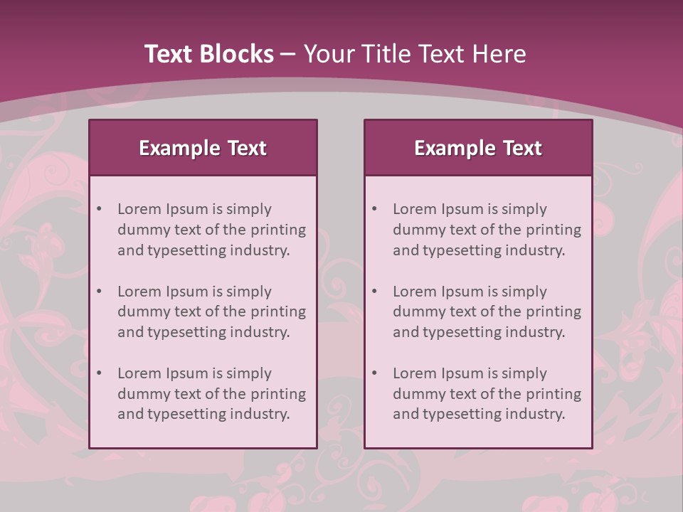 Concept Background Ornament PowerPoint Template