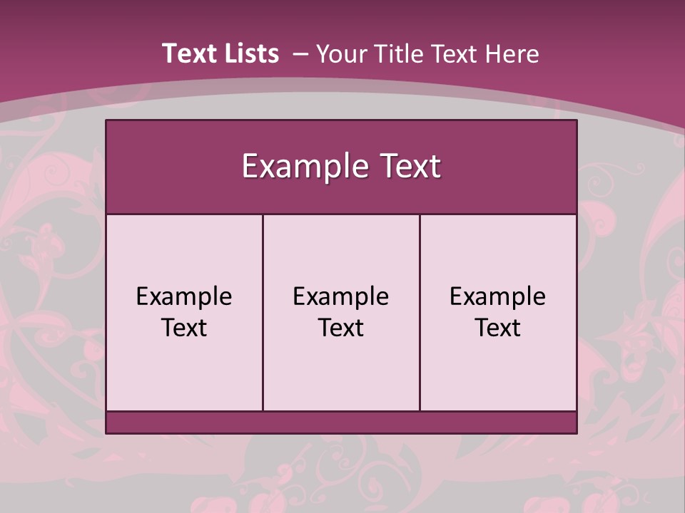 Concept Background Ornament PowerPoint Template