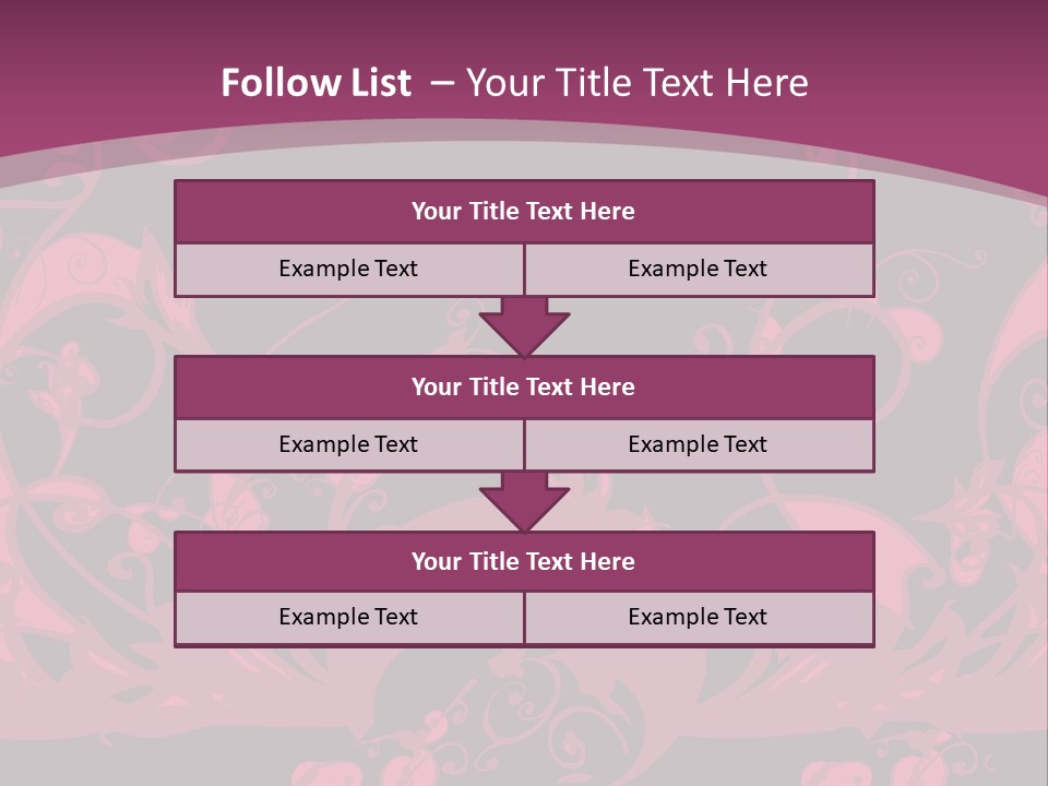 Concept Background Ornament PowerPoint Template