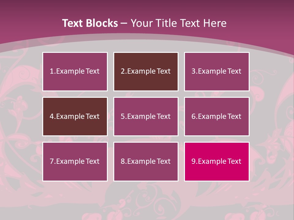 Concept Background Ornament PowerPoint Template