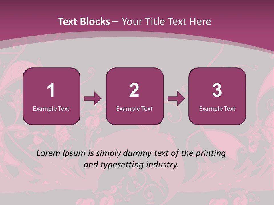 Concept Background Ornament PowerPoint Template
