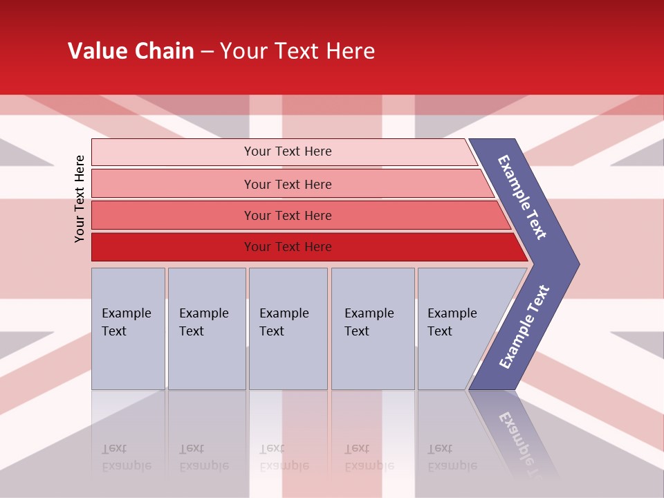 Flag Red United PowerPoint Template