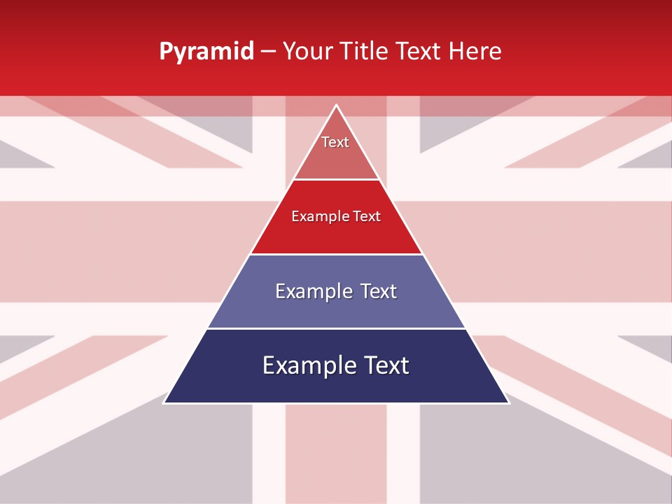 Flag Red United PowerPoint Template