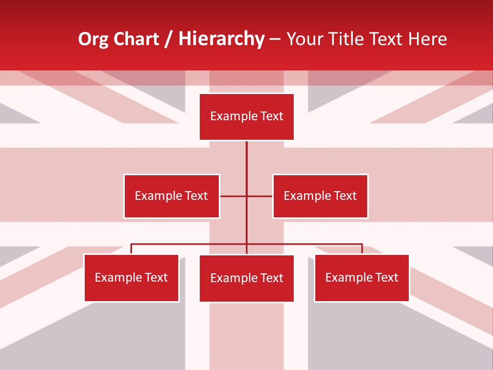 Flag Red United PowerPoint Template