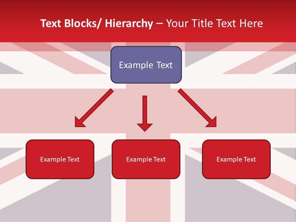 Flag Red United PowerPoint Template