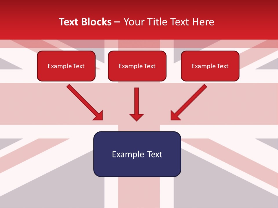 Flag Red United PowerPoint Template