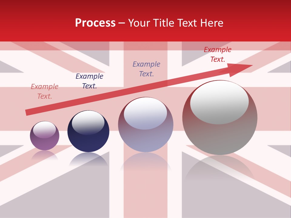 Flag Red United PowerPoint Template