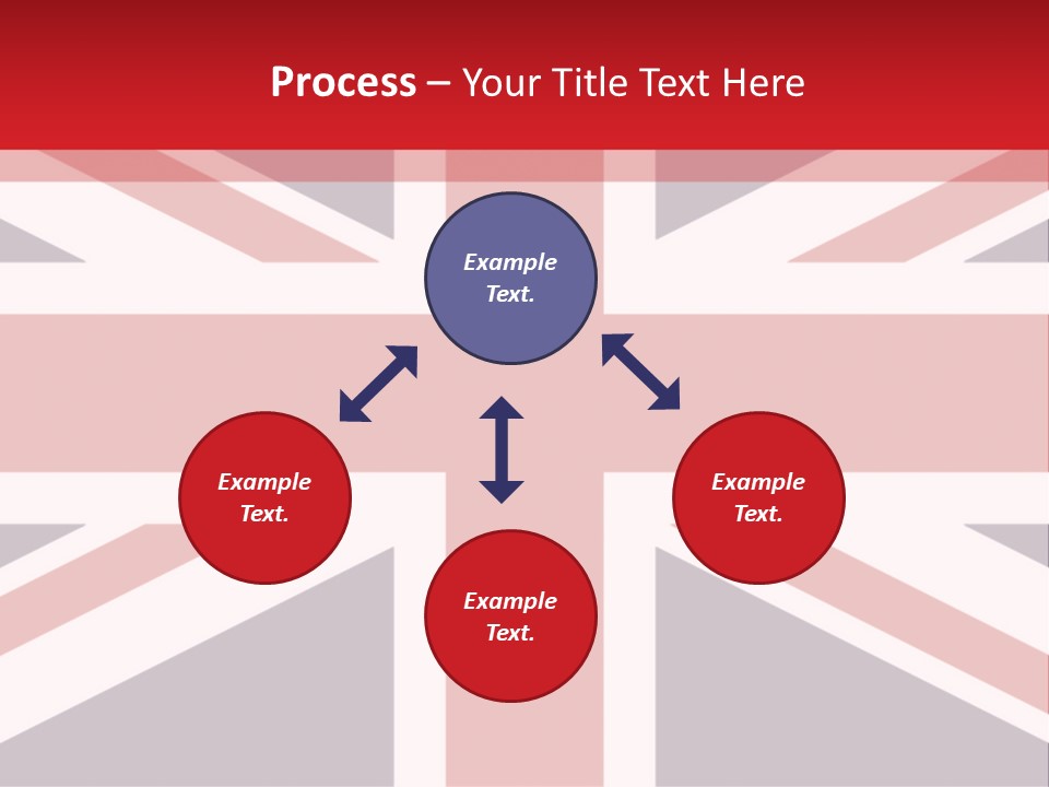 Flag Red United PowerPoint Template