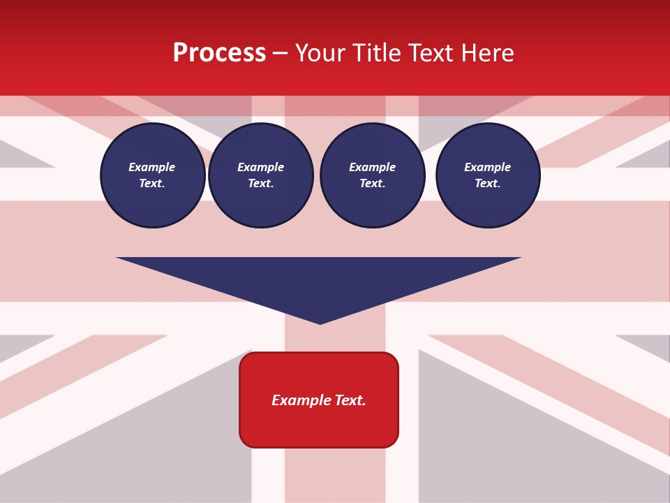 Flag Red United PowerPoint Template