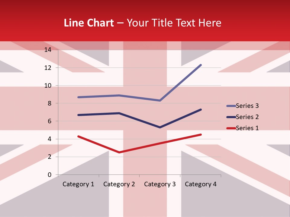 Flag Red United PowerPoint Template