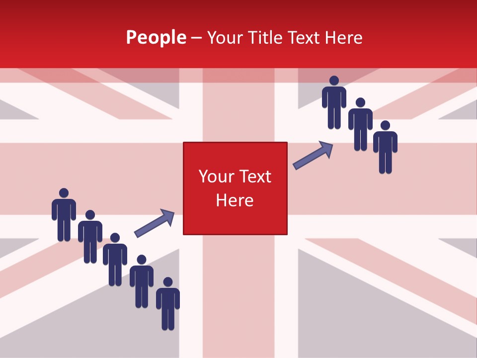 Flag Red United PowerPoint Template