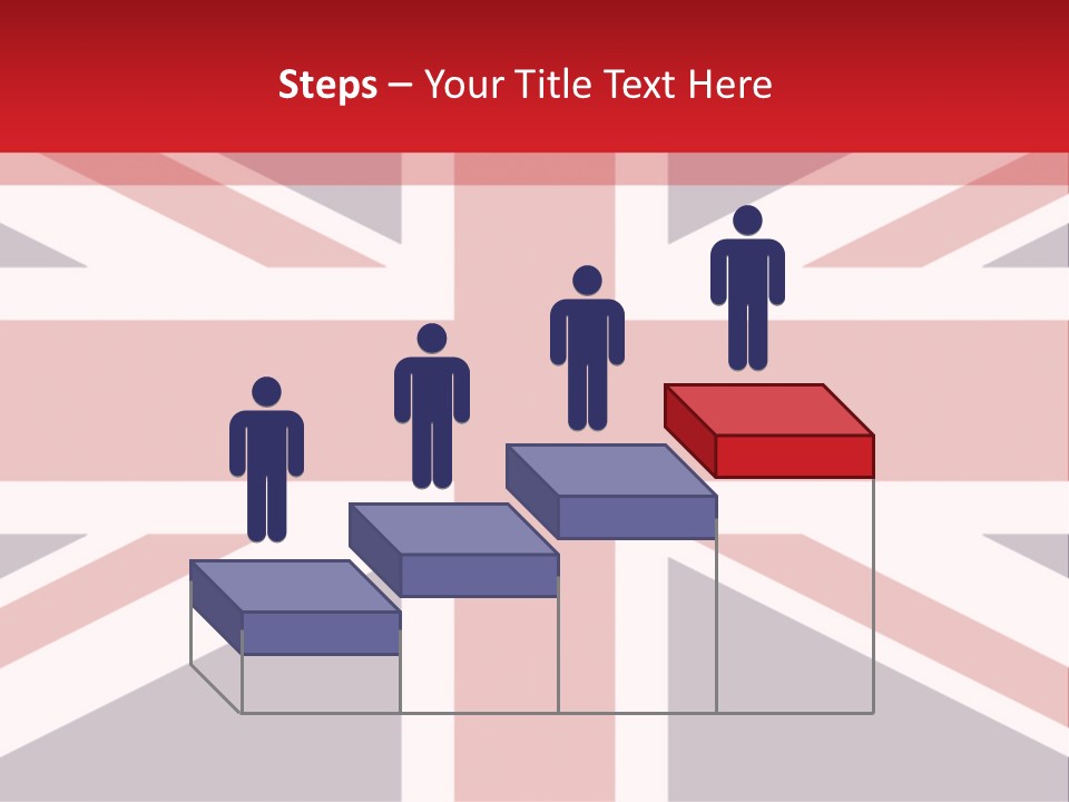 Flag Red United PowerPoint Template